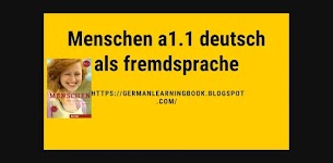 Menschen a1.1 deutsch als fremdsprache