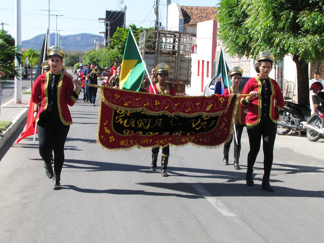 A Prefeitura de Riacho dos Cavalos realizou neste sábado Desfile Cívico 7 de setembro