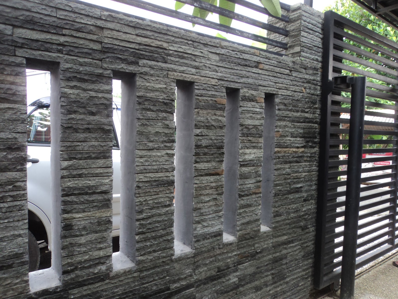 Gambar Pagar  Rumah  Dari Batu  Bata  Desain Rumah 