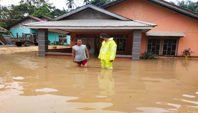 Curah Hujan Tinggi Selama 2 hari, Dusun Lamau Banjir