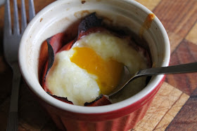 Baked ham and eggs - www.jibberjabberuk.co.uk