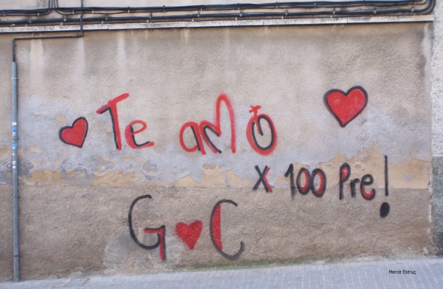 te amo graffiti