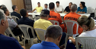 Autoridades de vários órgãos da Segurança Pública compareceram na primeira reunião do CONSEG do Jardim Botânico