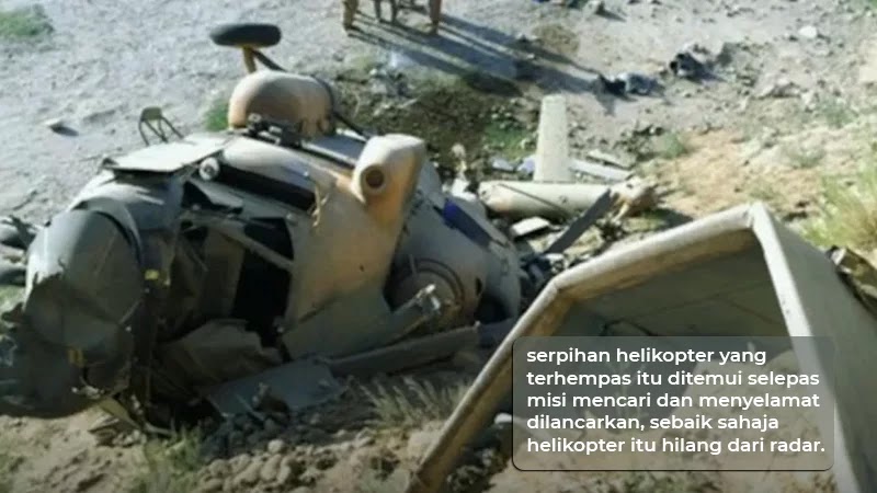 [VIDEO] Helikopter Tentera Pakistan membawa pegawai kanan tentera, terhempas di Balochistan