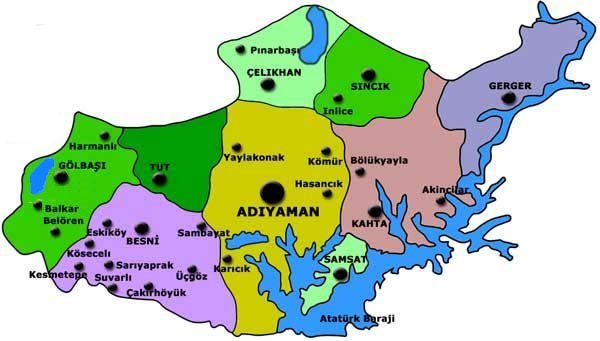 Adıyaman Maps