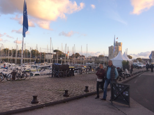 La Rochelle. France. Jenny and John in France