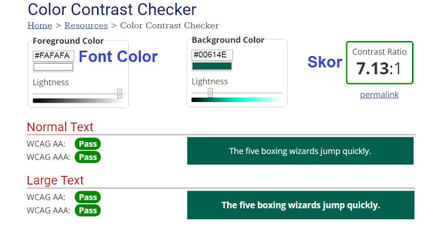 WCAG Contrast Analyzer