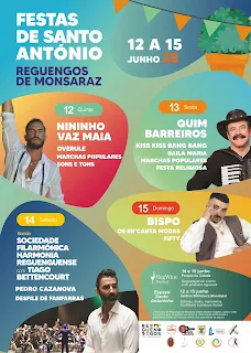 Cartaz Festa de Santo António 2025 - Reguengos de Monsaraz