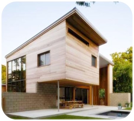 Desain dan model rumah kayu  minimalis