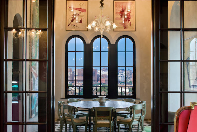 Home of Julian Schnabel, Palazzo Chupi Penthouse, NYC 