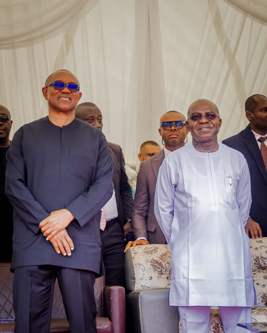 2023 Presidential candidate of the Labour Party (LP), Peter Obi, at the Thanksgiving Service of Governor of Abia State, Dr. Alex Otti on Sunday 4 June, 2023 in Abia State