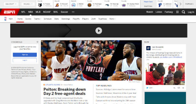 Un des meilleurs sites US pour suivre l'actualité de la NBA