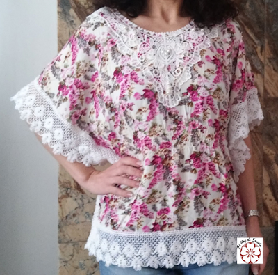 Blusa flores