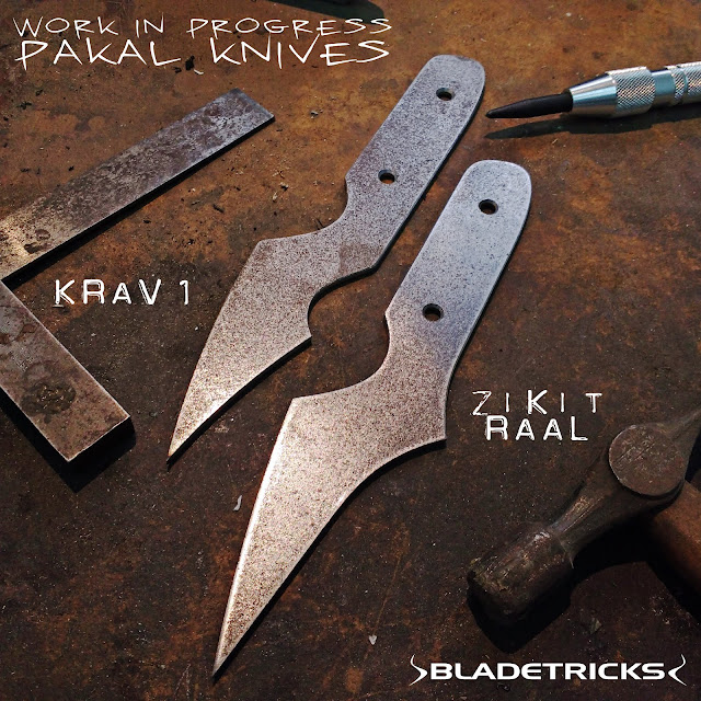 Bladetricks best knife designer fighting blades, Pakal reverse grip knife wip
