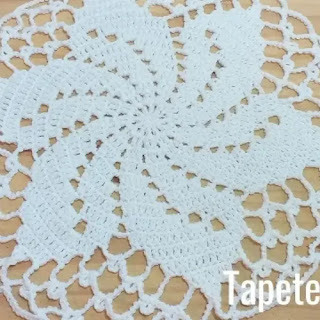 Tapete en Espiral a Crochet