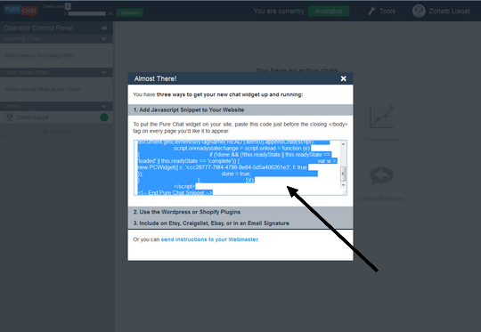 How to Add a Live Chat Support to Blogger Blog