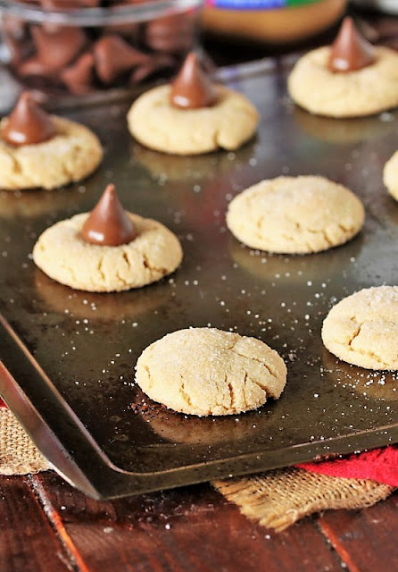 Baked Peanut Butter Blossoms Without Hershey Kisses Image