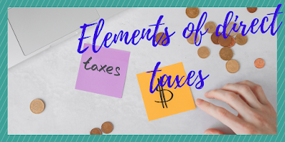 Elements of direct taxes Mcqs with answers