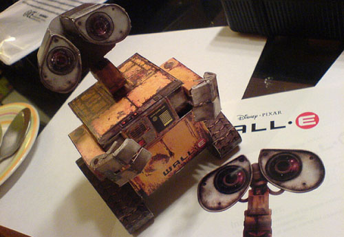 Wall-e paper toy, Publicitário13