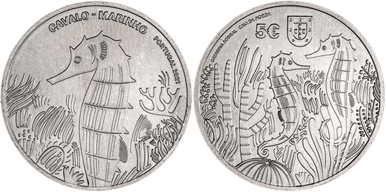 Portugal 5 euro 2021 - Seahorse