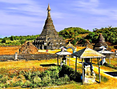 The Buddhist Sakyamanaung Shrine in Mrauk U