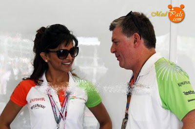 Deepika Padukone cheers for Force India F1 Team pictures