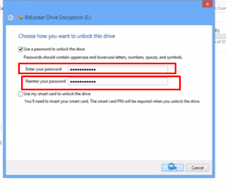 How to Encrypt(lock) Hard Drive in Windows 8 using BitLocker