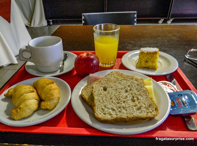 Café da manhã do Punta Trouville Hotel, Montevidéu