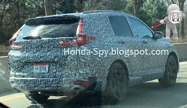 2017 honda crv, 2017 cr-v, spy, spied, scoop, first pictures, first photos, captured, rumors, all-new