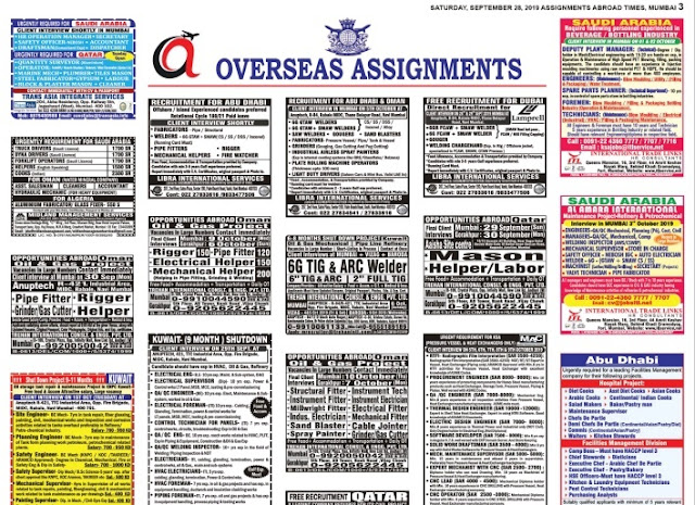 Download Today (28th September) Assignments Abroad Times E-Paper