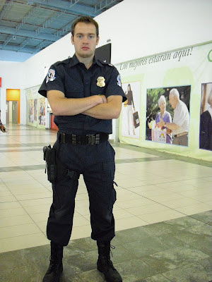 Wrong Way kitted-out as a US Immigration Official for a recent shoot