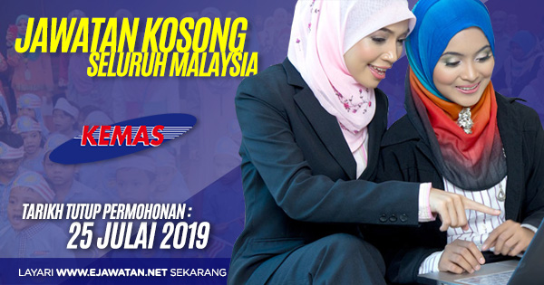 jawatan kosong Jabatan Kemajuan Masyarakat (KEMAS) 2019