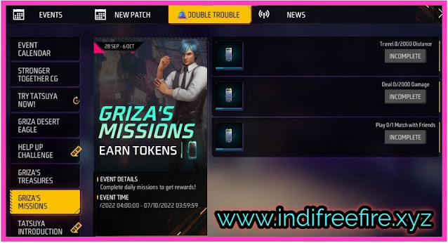 How to get New free Bartender Bundle and Blue Smartphone token in Free Fire Max 2022 ?