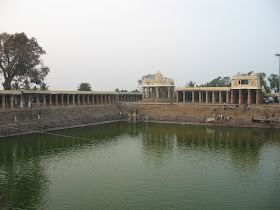 Temple pond in Melukote