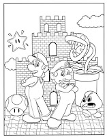 Dibujos de Super Mario Bros para colorear