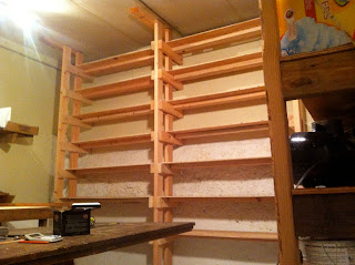 plans for wooden utility shelves