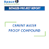 Project Report on Cement Water Proof Compound Manufacturing