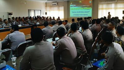 Dirbinmas Polda Banten Gelar Operasi Penyakit Masyarakat "Bina Kusuma Kalimaya 2019".