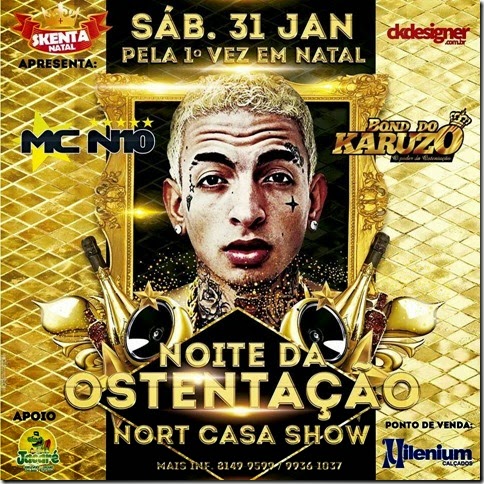 Pela PRIMEIRA VEZ EM NATAL, o mc guimê vem com seu grande show de ostentação, neste dia 31