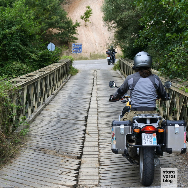 Greece Prespes Prespa Lake Transflorina BMW R1200GS