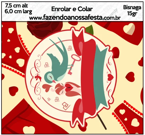 Free Printable Candy Bar Labels for  Valentine's Birds .