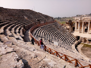 Travelog Turkey Pamukkale National Park Theatre of Hierapolis