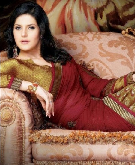 Hot Actress Zarine Khan Saree Latest Photoshoot