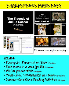 The Tragedy of Julius Caesar in Memes {Shakespeare Made Easy}