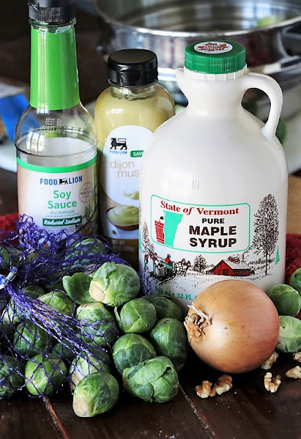 Maple-Glazed Brussels Sprouts Ingredients Image