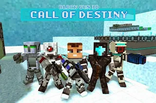 Screenshots of the Block gun 3D: Call of destiny for Android tablet, phone.