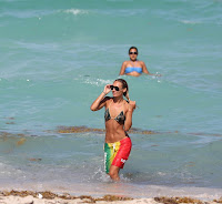 Petra Benova getting out of the water