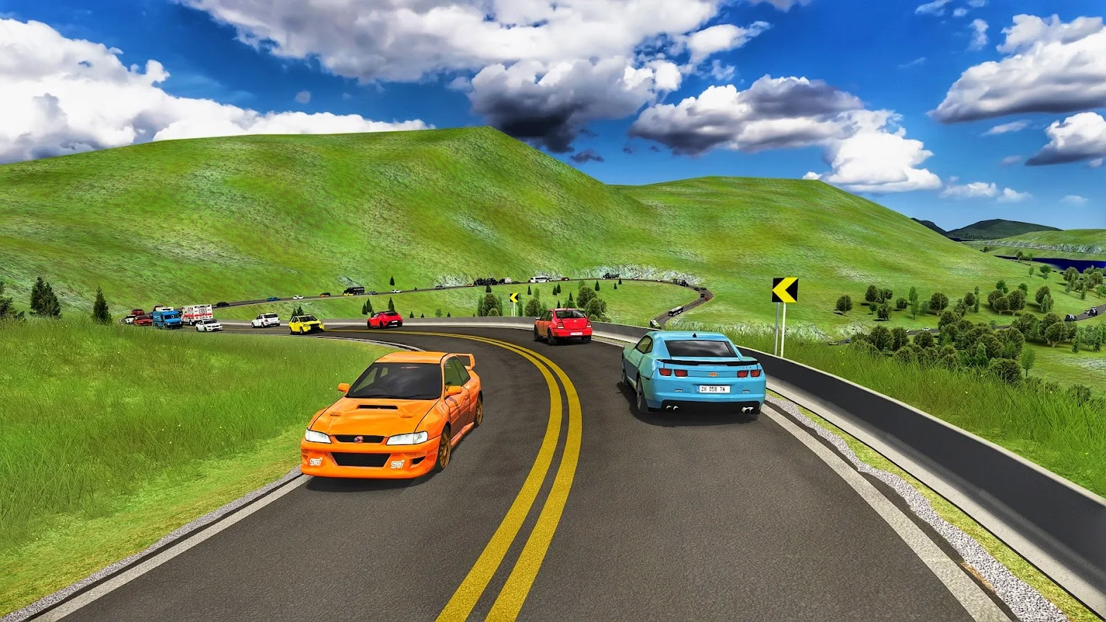 Concept 1 - Norway road Assetto Corsa Traffic Mod