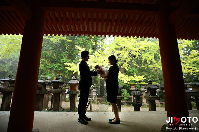 春日大社のお宮参り出張撮影