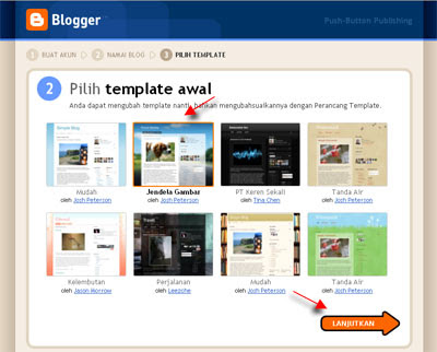 template blog